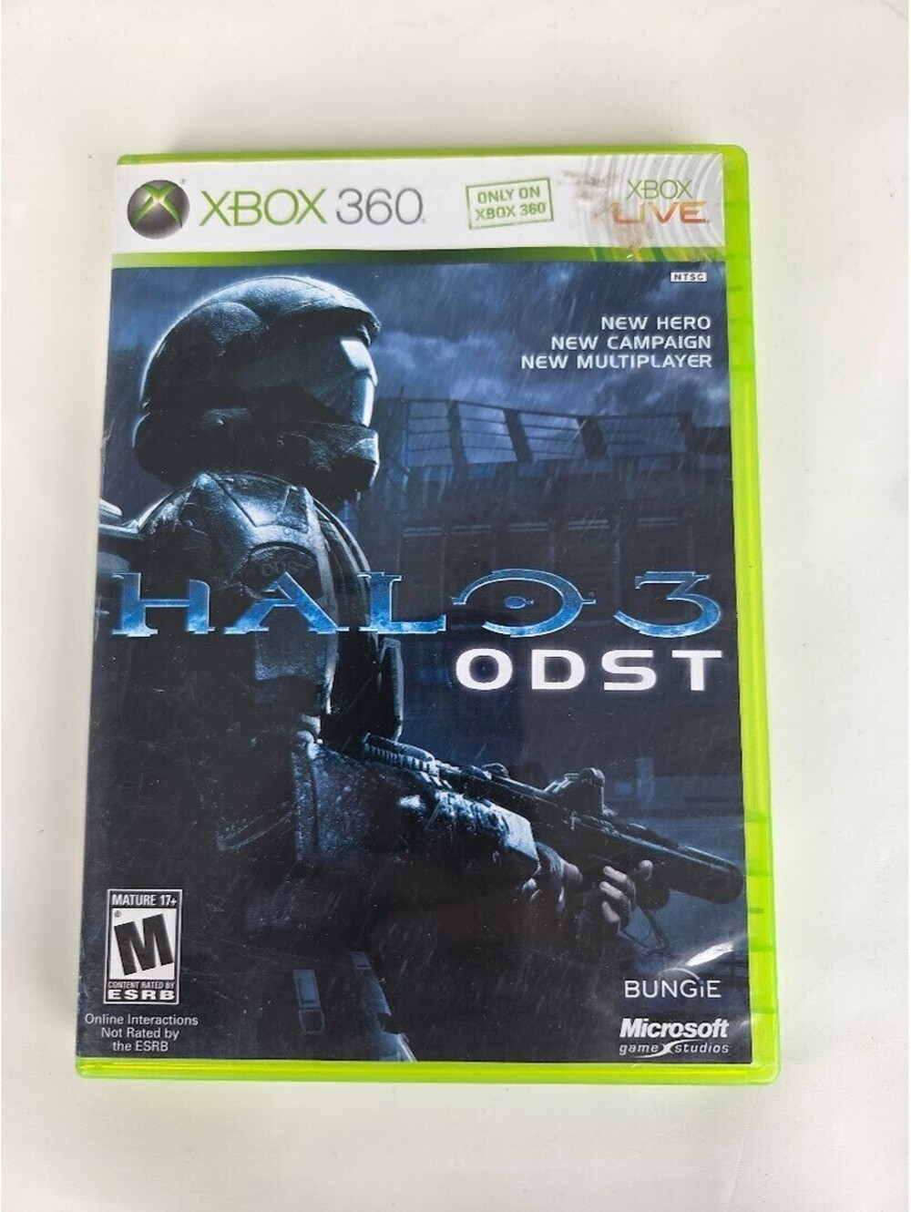 Halo 3 ODST Xbox 360 Game 2009 Bungie FPS Sci-Fi Campaign Firefight Co-Op